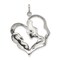 Sterling Silver Mother & Baby Charm Pendant Jewelry 32mm x 27mm
